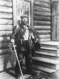 A E Fersman after his geological expedition to the Khibiny Mountains in 1922 (Photo courtesy of Prof Y L Voytekhovsky at KSC)